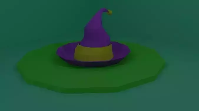 Hat Low-poly Low-poly 3D model
