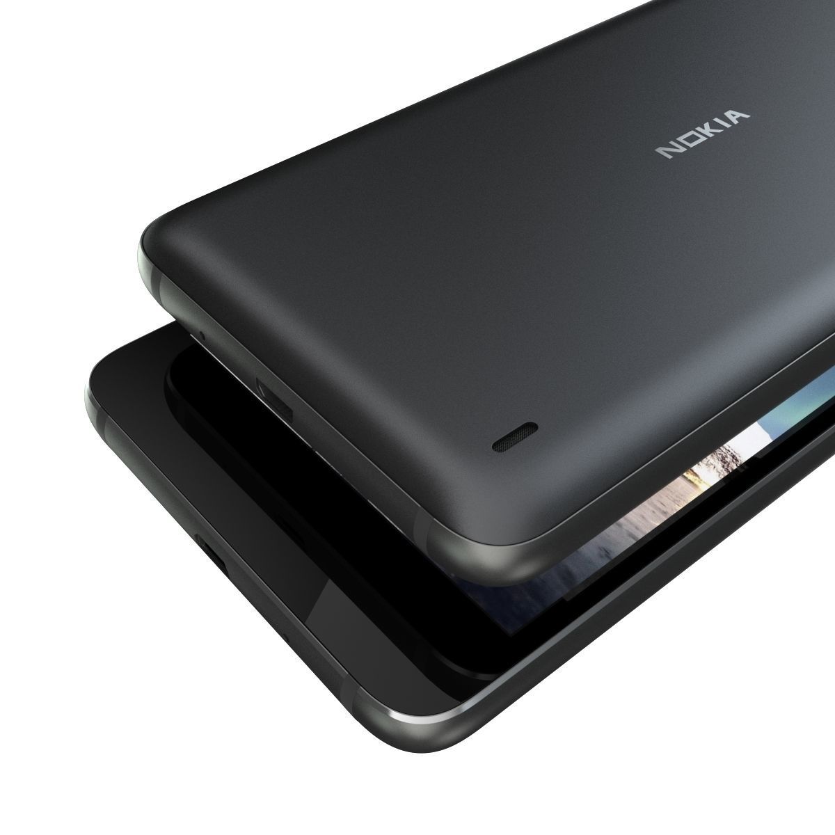 Nokia 2 Black 3D model_7