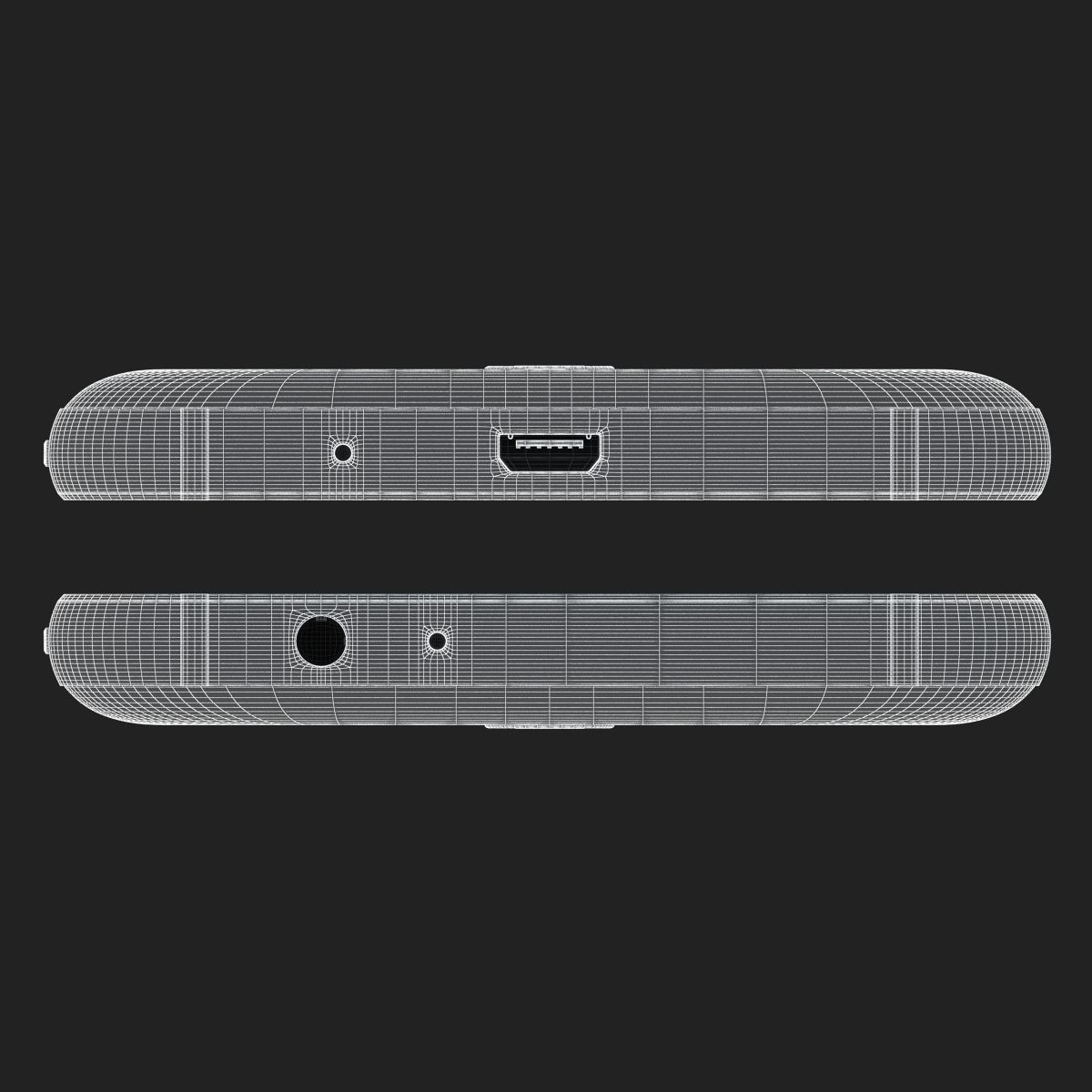 Nokia 2 Black 3D model_20