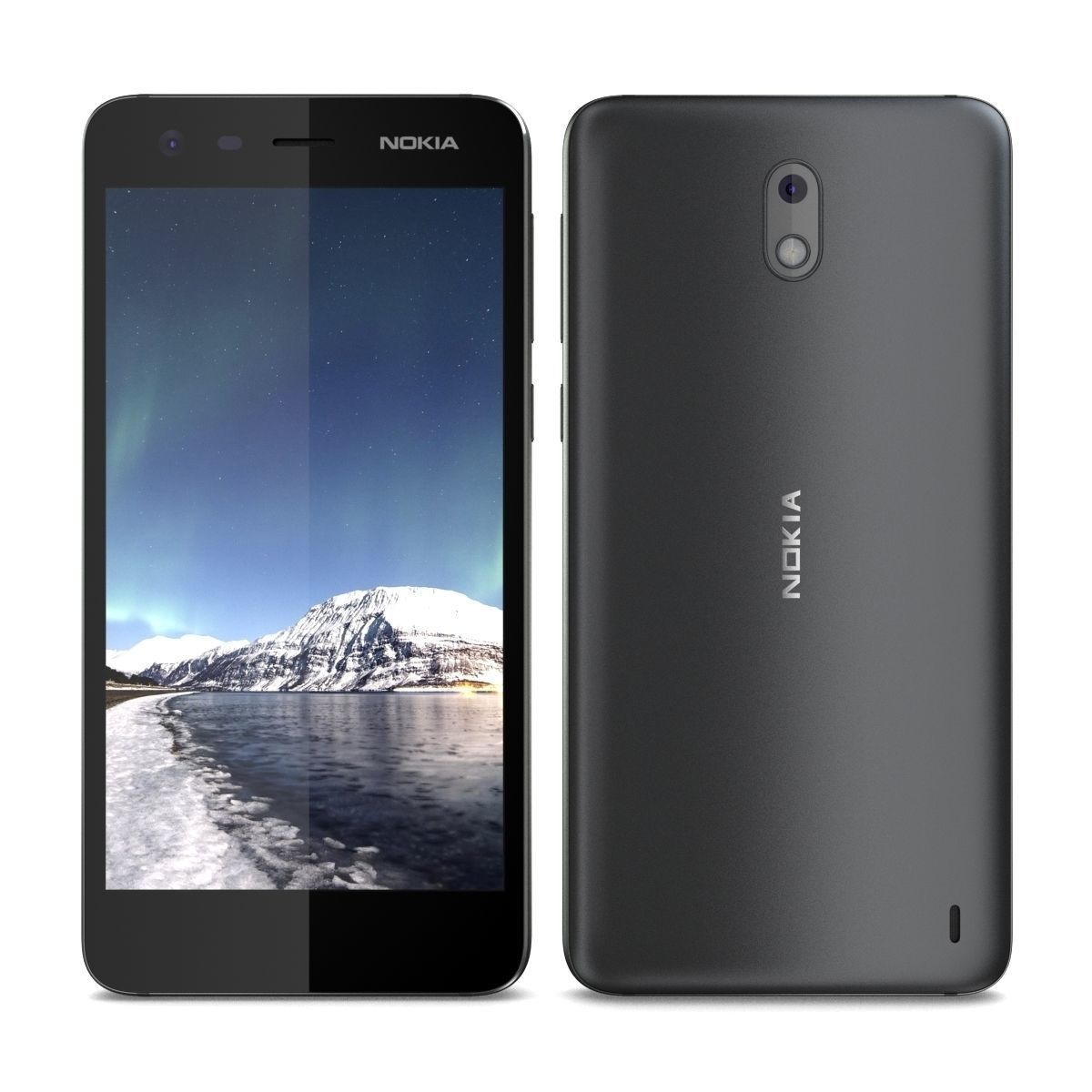 Nokia 2 Black 3D model_12