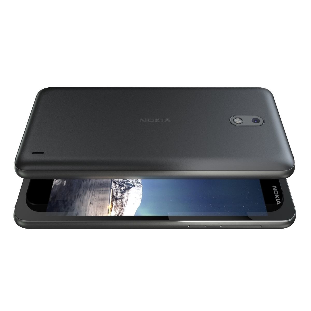 Nokia 2 Black 3D model_4