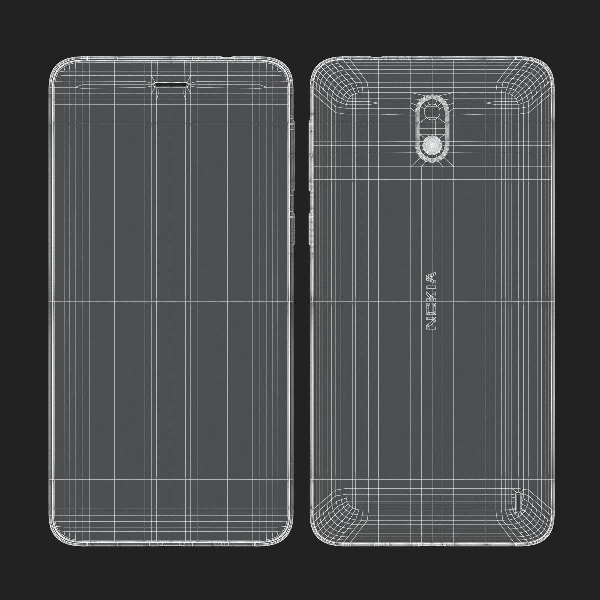 Nokia 2 Black 3D model_13