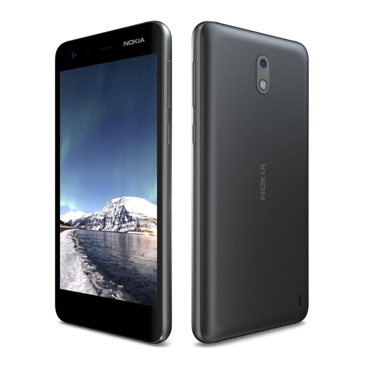 Nokia 2 Black 3D model_3