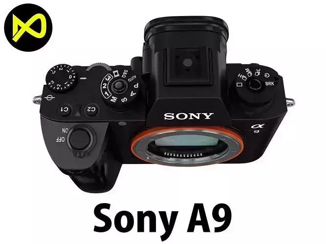 3D Sony Alpha 9 Body Only 3D model