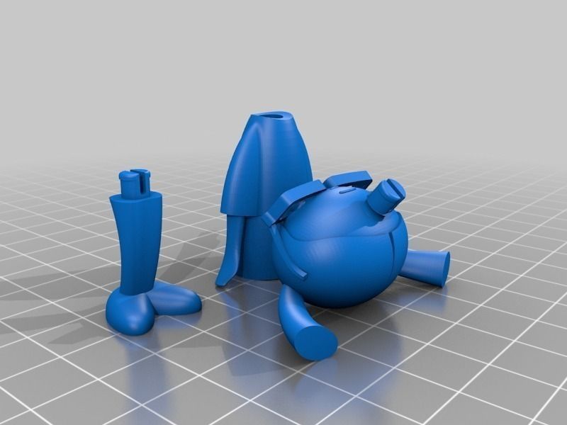 Carla from LEO the Maker Prince MINIATURE Free 3D print model_1
