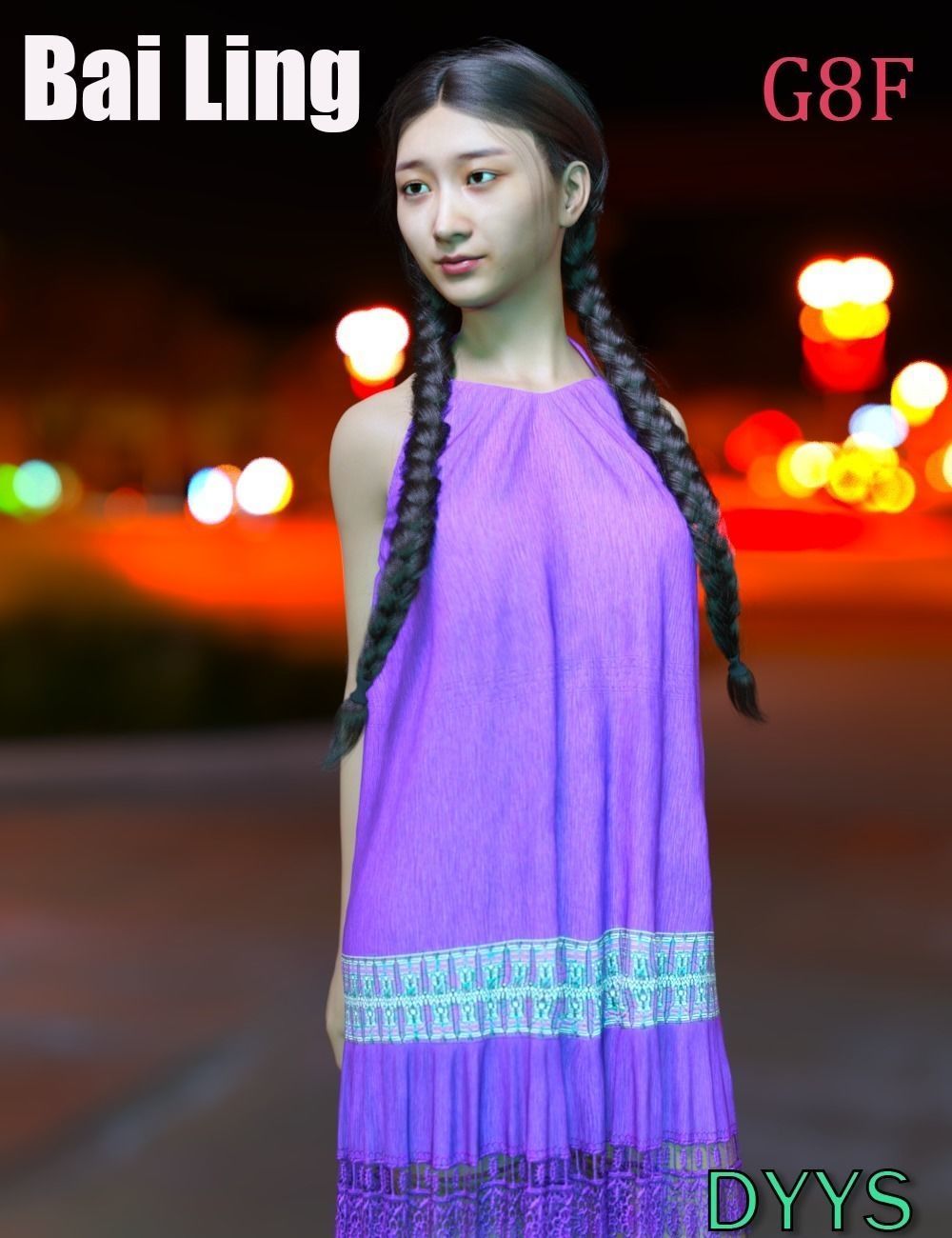 Bai Ling For G8F 3D model_0