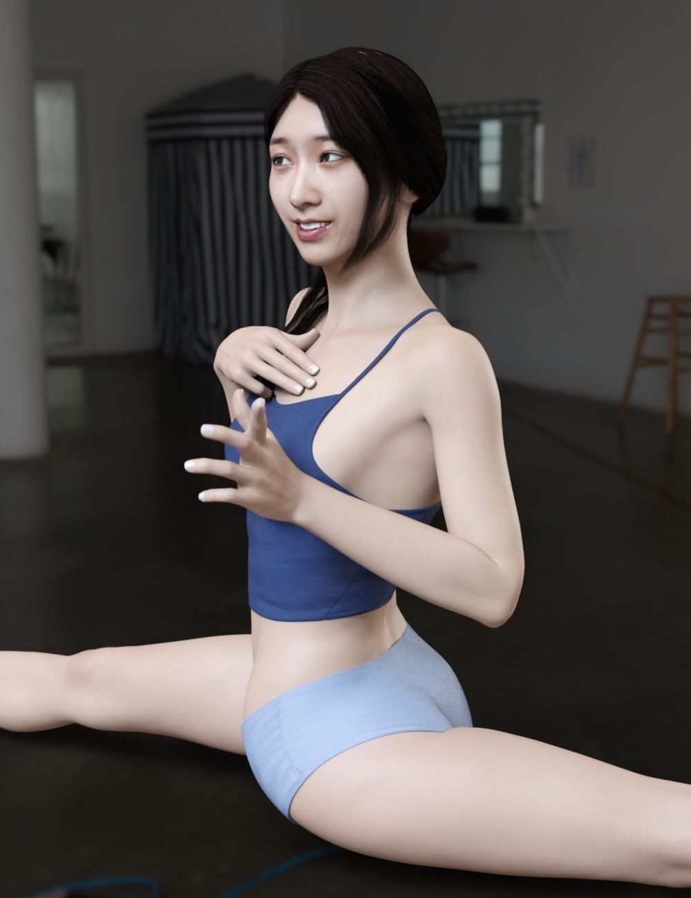 Bai Ling For G8F 3D model_3