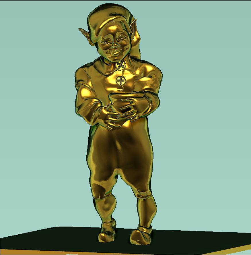 gnome 01 3D print model_3