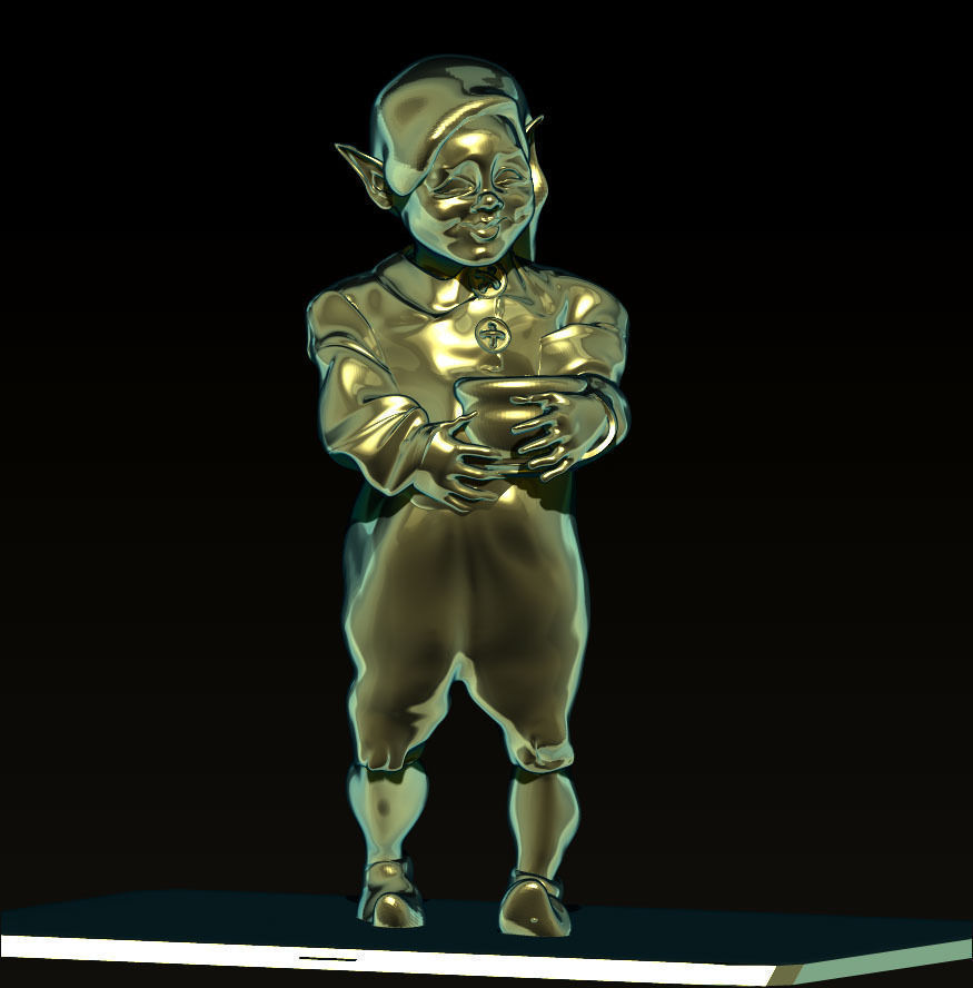 gnome 01 3D print model_2