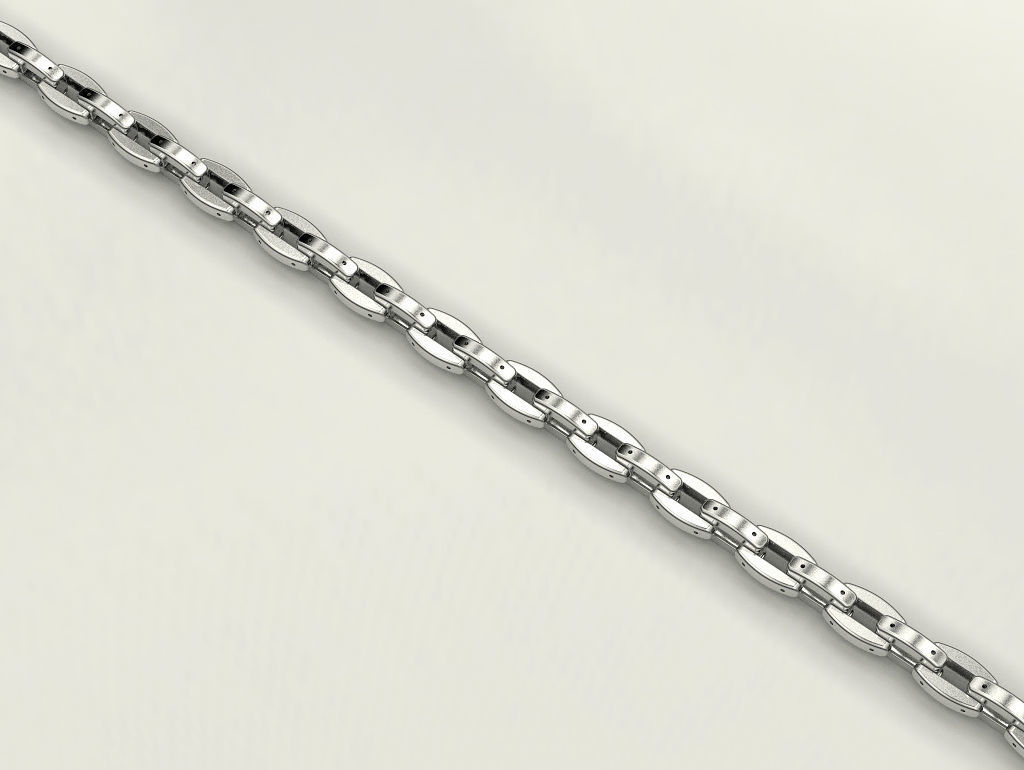 Chain 3 with links 3D print model_5