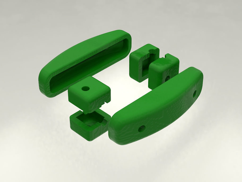 Chain 3 with links 3D print model_6