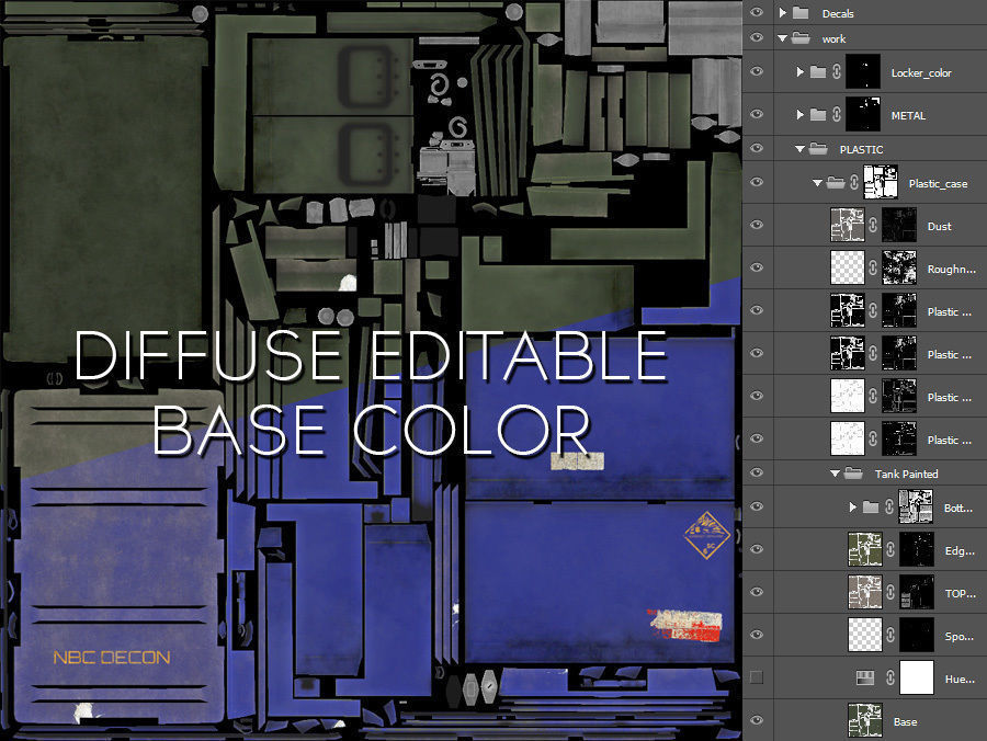 Military LOOT Weapon Case PBR Low-poly 3D model_1