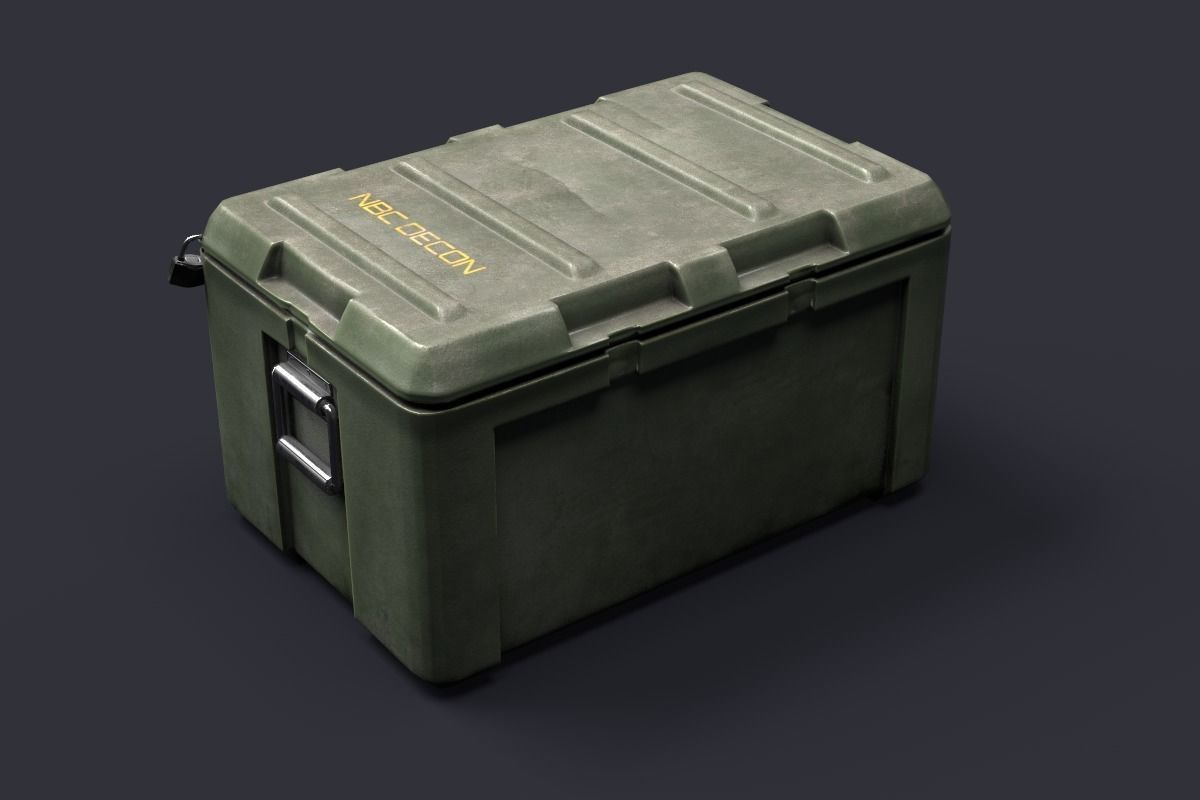 Military LOOT Weapon Case PBR Low-poly 3D model_6
