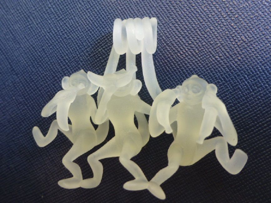 Three wise monkeys  3D print model_12
