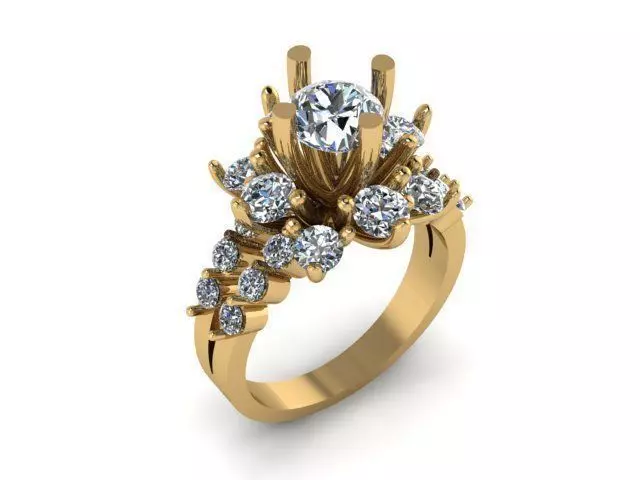 Ring T00339 3D print model_0