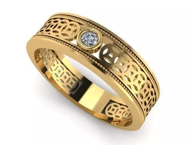 Ring T00340 3D print model_0