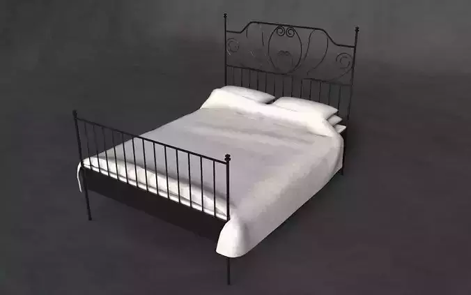 Low Poly UV Mapped Bed