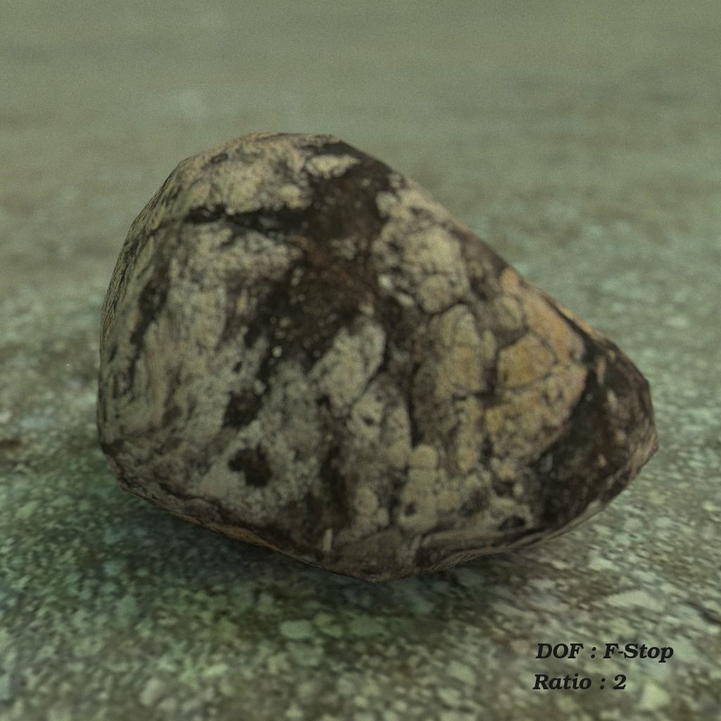 Rock 1 a Free low-poly 3D model_2