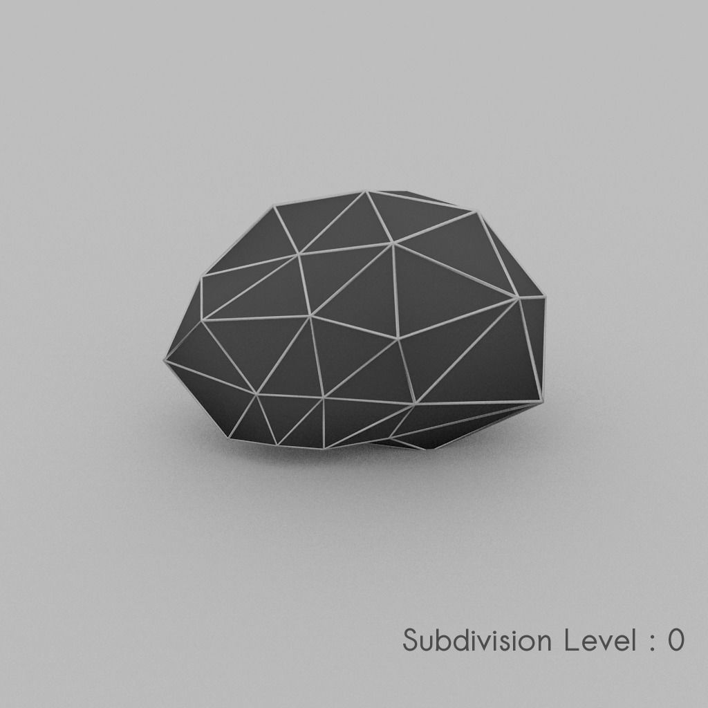 Rock 1 a Free low-poly 3D model_7