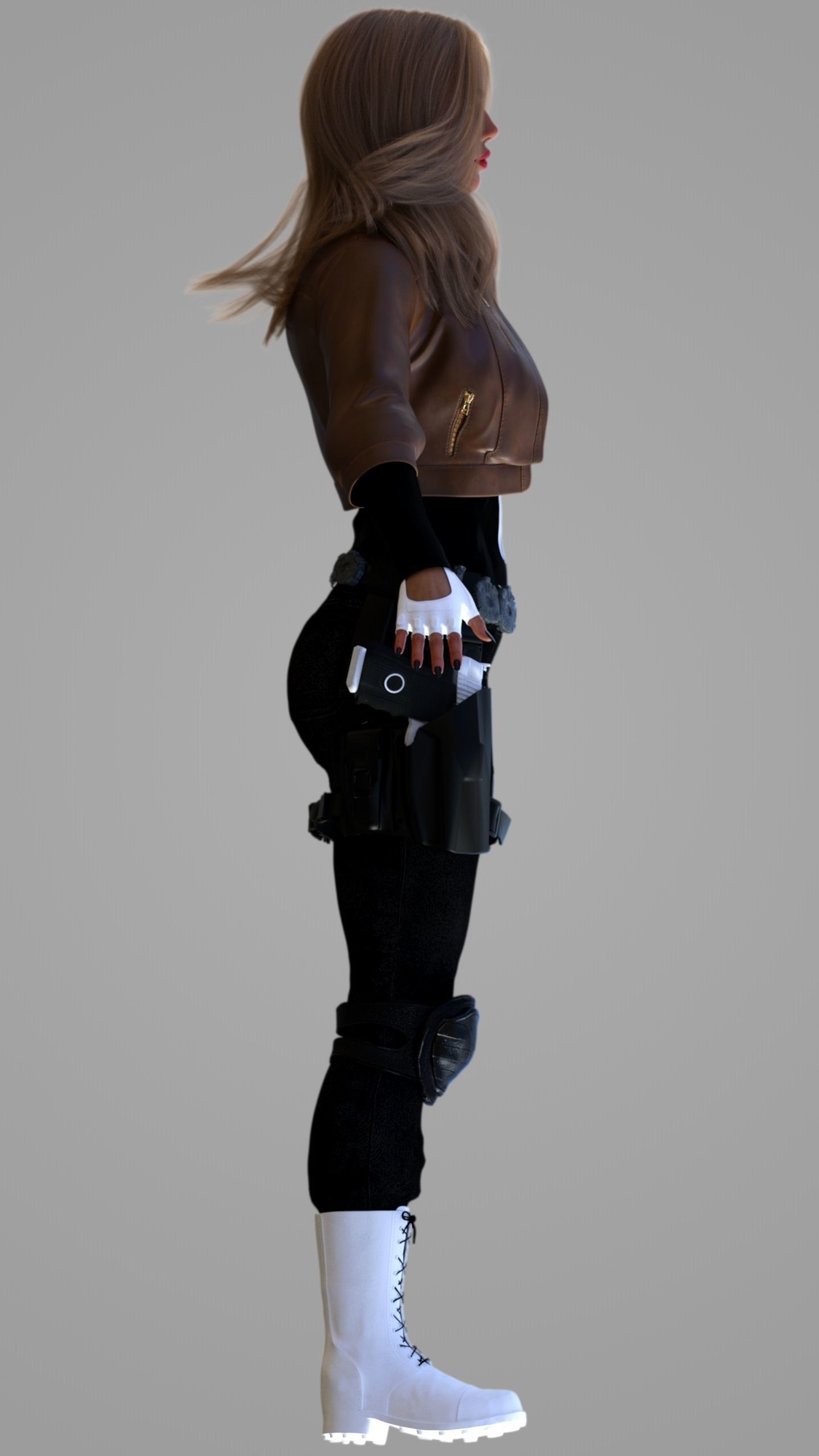 Lady Punisher -Lynn Michaels- 3D model_8