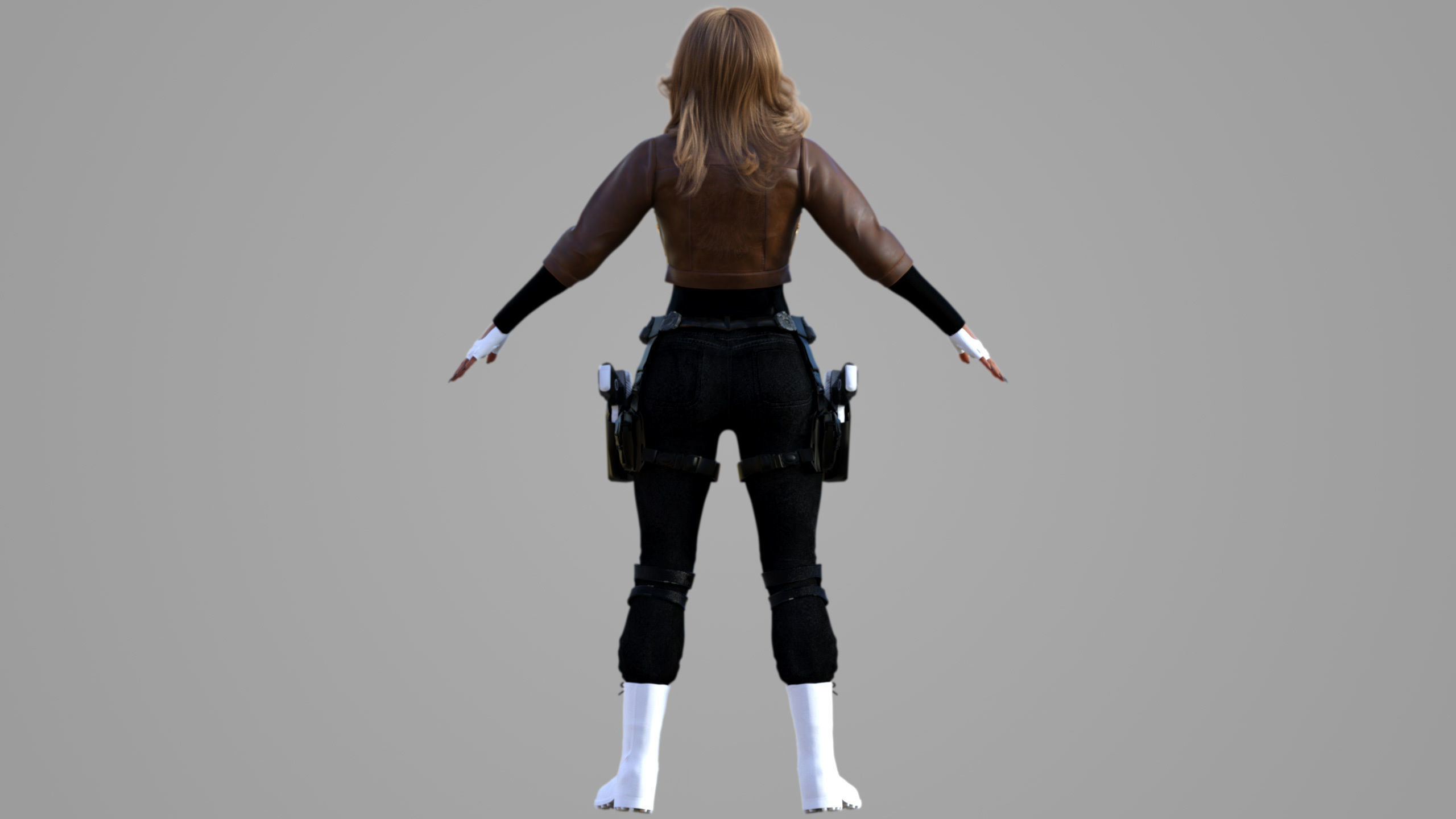 Lady Punisher -Lynn Michaels- 3D model_10