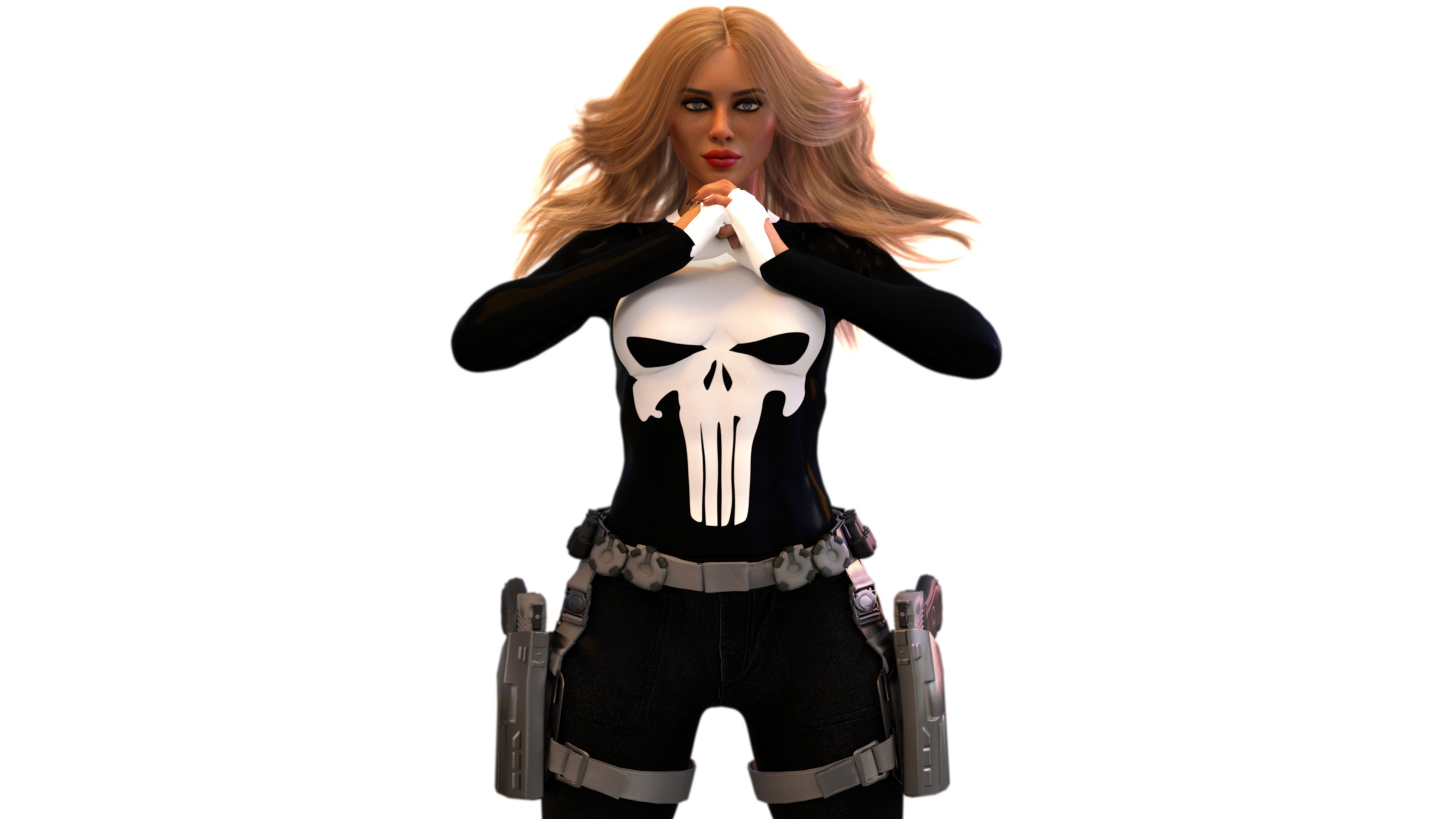 Lady Punisher -Lynn Michaels- 3D model_2