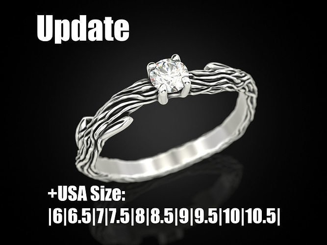 Engagement ring tree 2 3D print model
