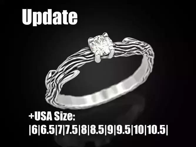 Engagement ring tree 2 3D print model