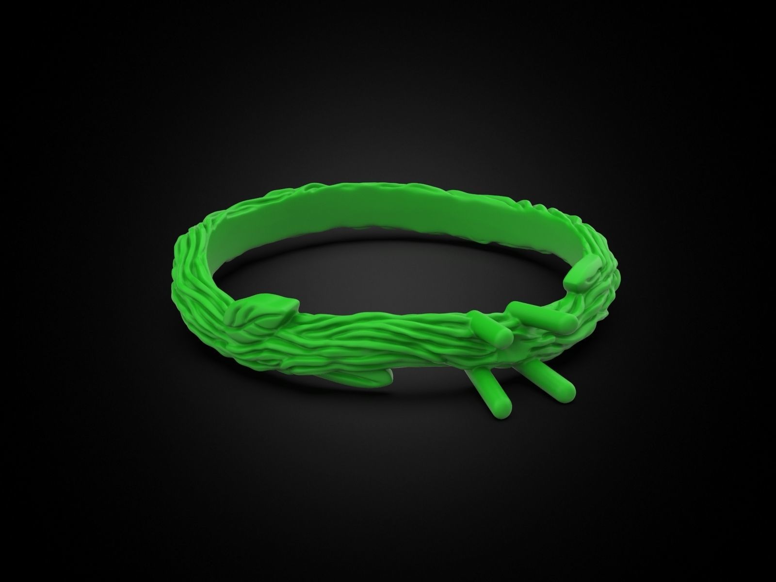 Engagement ring tree 2 3D print model_13