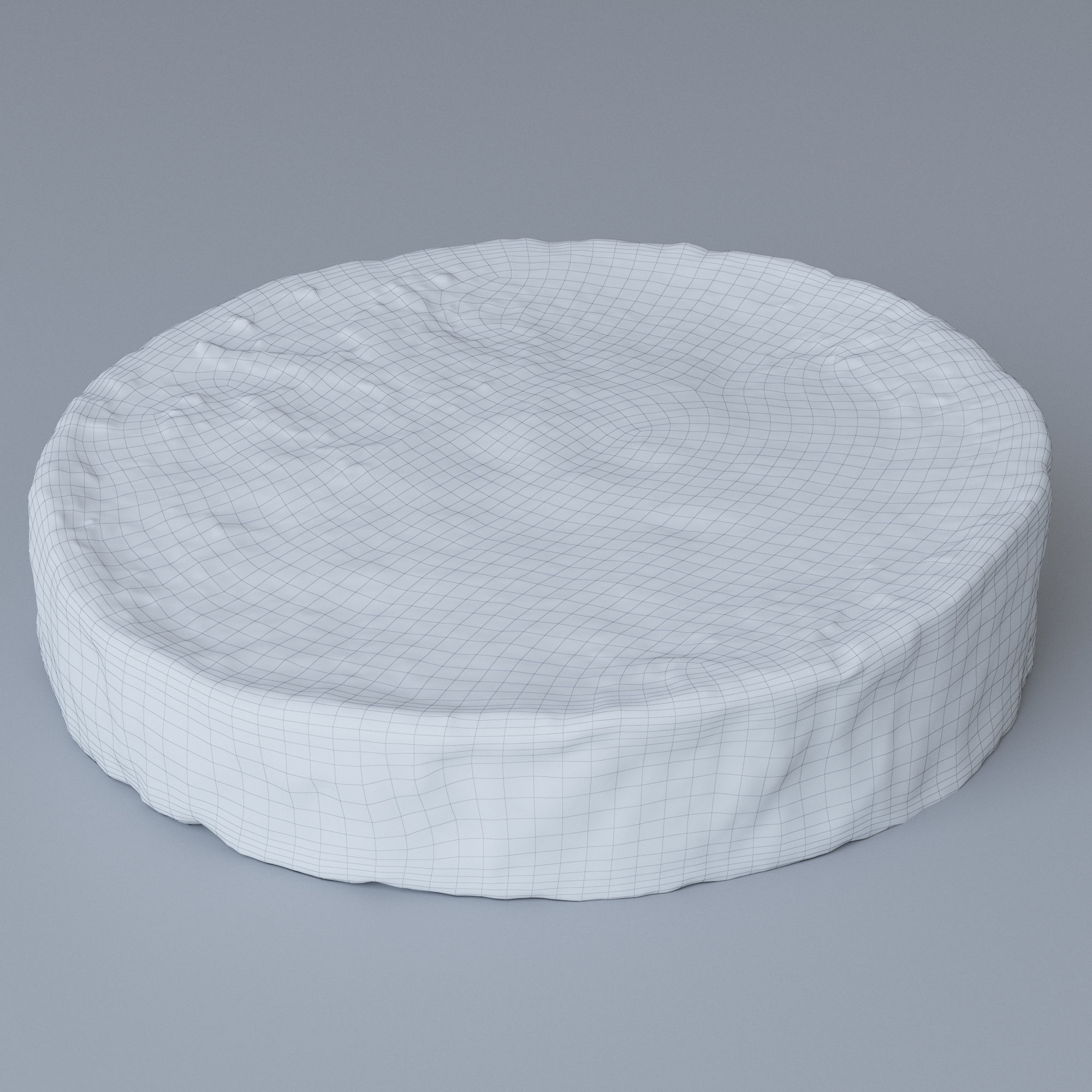 Brie Cheese 3D model_1