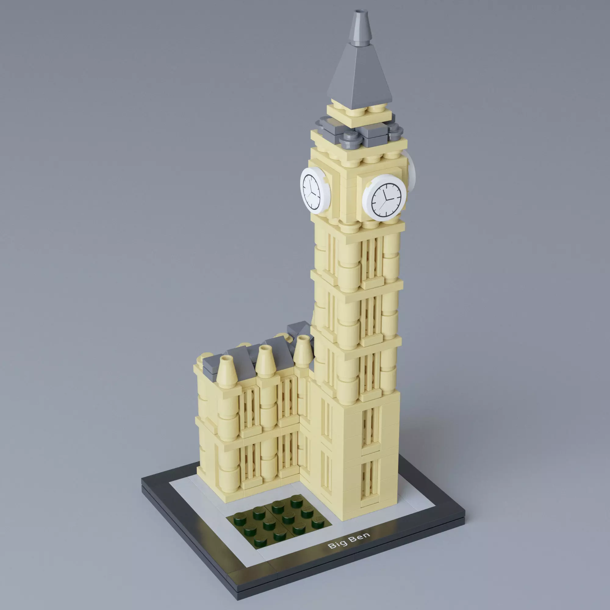Lego Architecture Big Ben 21013 3D model_0