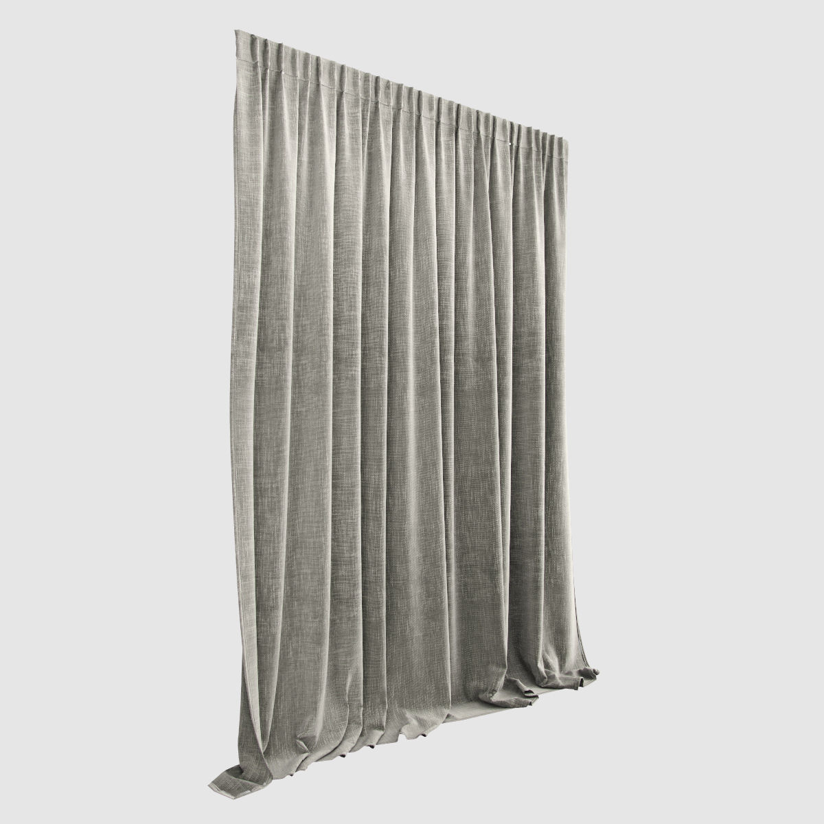 curtain 7 velvet 3D model_8