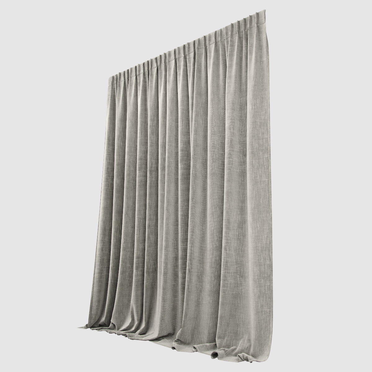 curtain 7 velvet 3D model_6