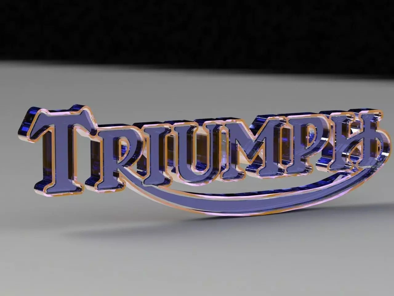 3D Triumph Logo Free 3D print model