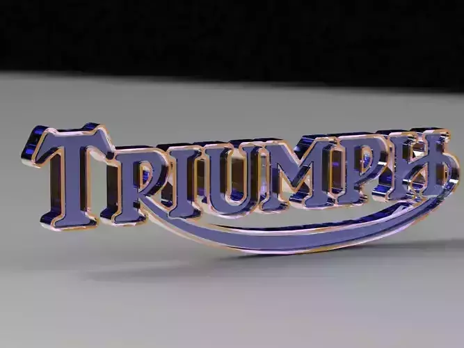 3D Triumph Logo Free 3D print model