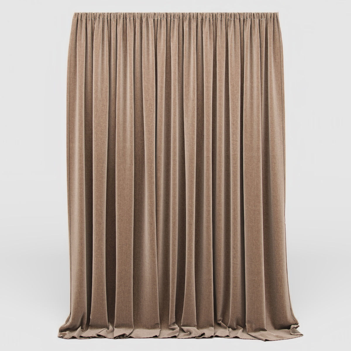 curtain 9 tan draped backdrop 3D model_17