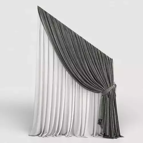 curtain 19 3D model