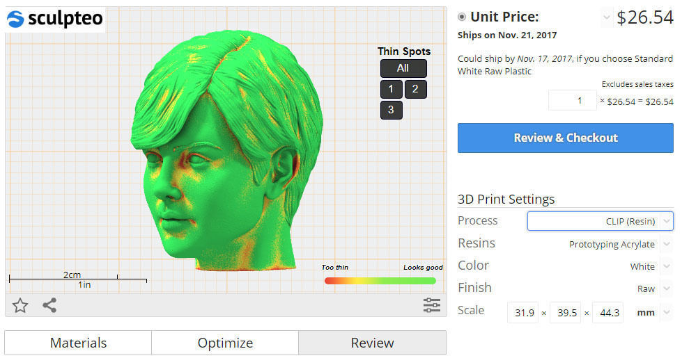 Charlize Theron 3D print model_2