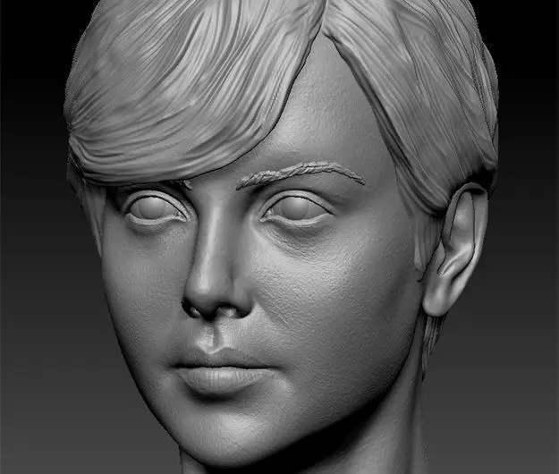 Charlize Theron 3D print model_0