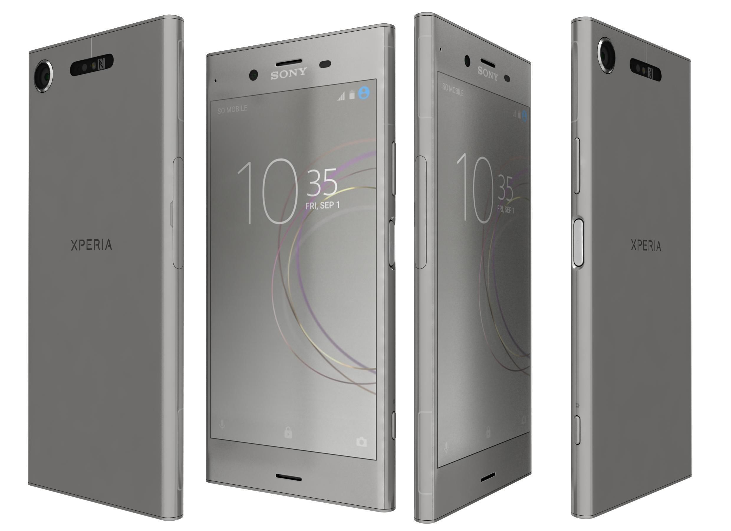 Sony Xperia XZ1 All Colors 3D model_5