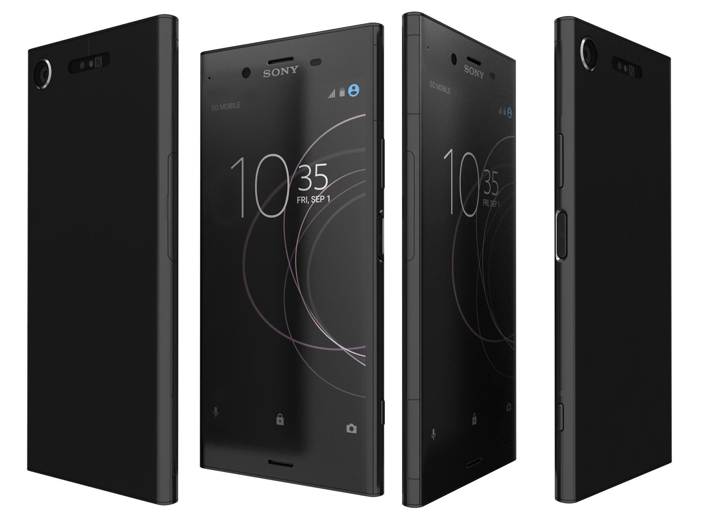 Sony Xperia XZ1 All Colors 3D model_7