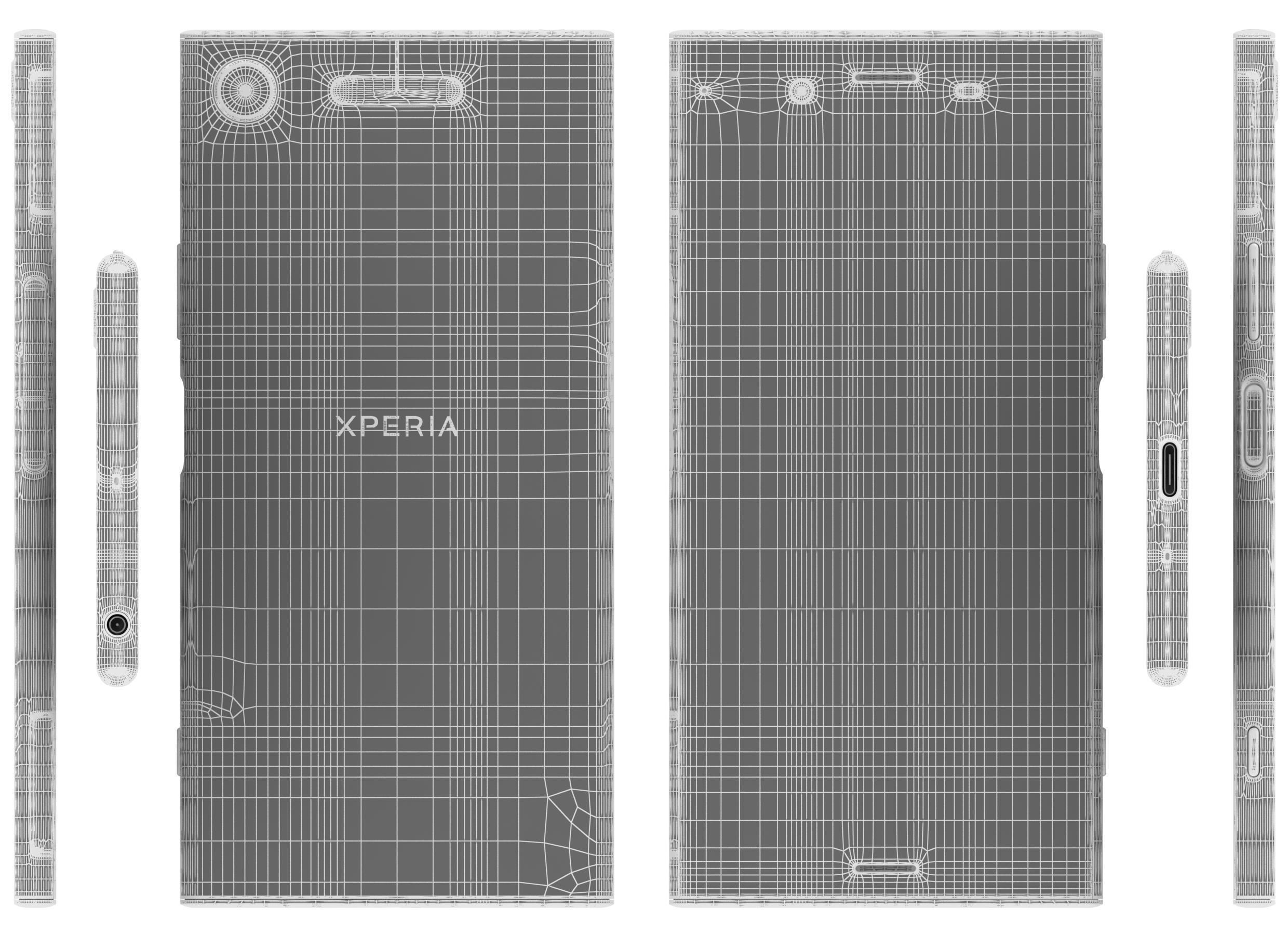 Sony Xperia XZ1 All Colors 3D model_42