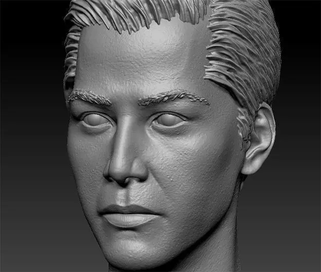 Keanu Reeves 3D print model_0