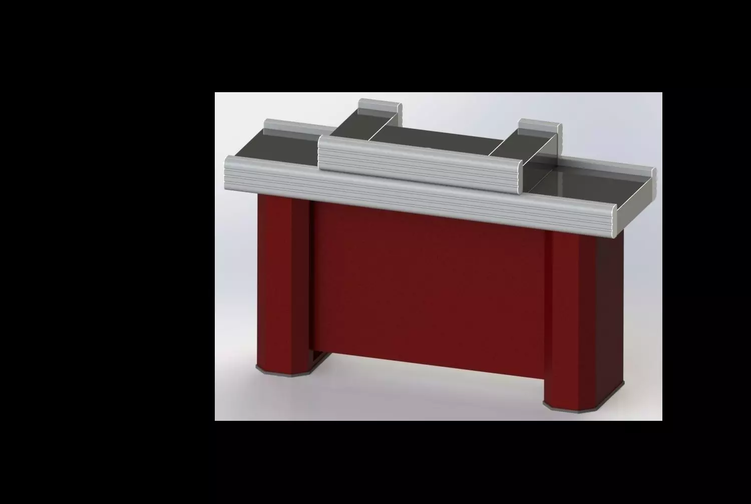 Compact cash desk 3d model 3D model | CGTrader