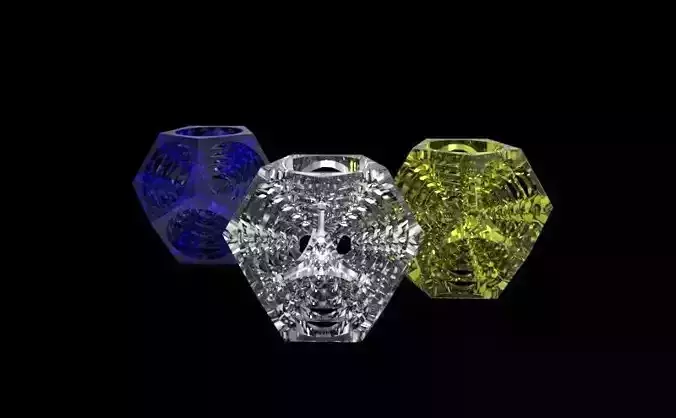 Parametric Regular Turner s Dodecahedron Free 3D print model