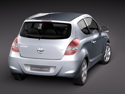 Hyundai I20 3door 3D model_5