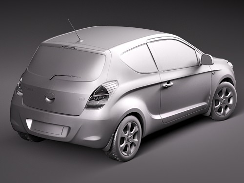 Hyundai I20 3door 3D model_9