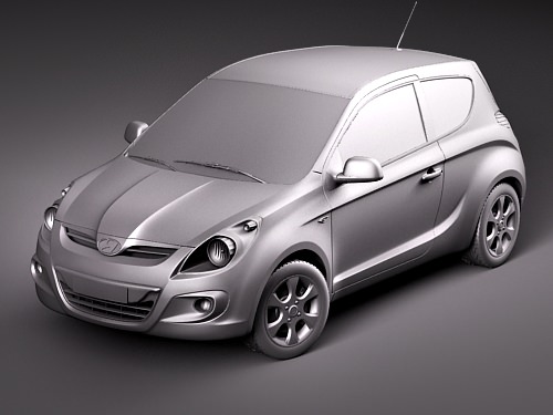 Hyundai I20 3door 3D model_8