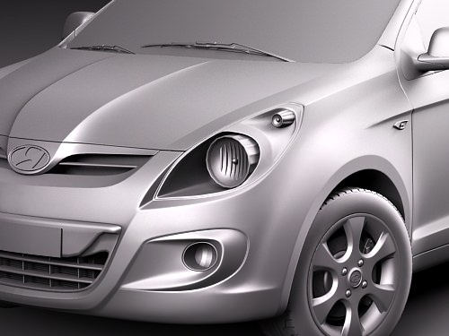 Hyundai I20 3door 3D model_11