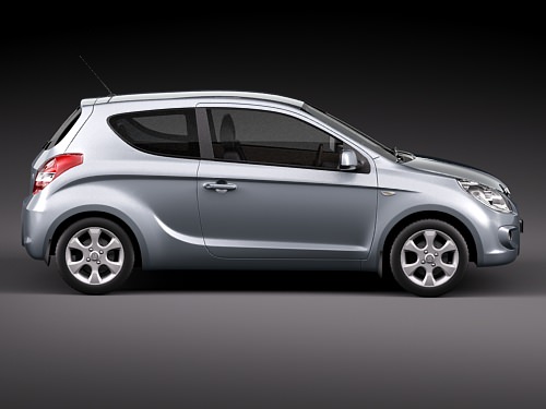 Hyundai I20 3door 3D model_6